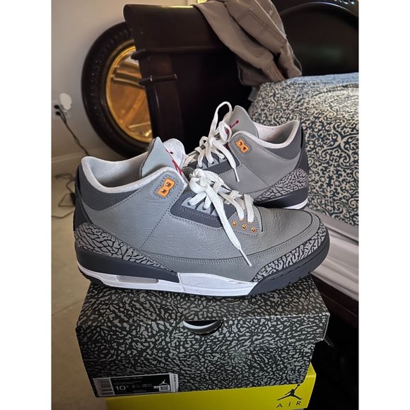 2021 Jordan Retro 3 Cool Grey Sz 10.5